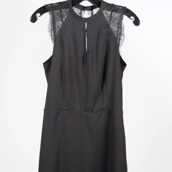 Michael Kors Dresses & Skirts - NWT Michael Kors Black Lace Sleeveless Midi dress limited edition size 0